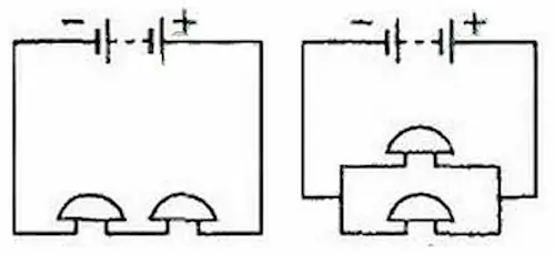 Схема з двома дзвінками, що вмикаються одночасно