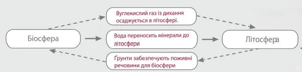 Взаємозв’язок оболонок Землі