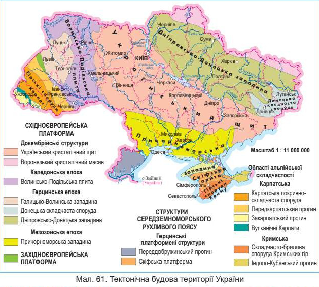Тектонічна будова України
